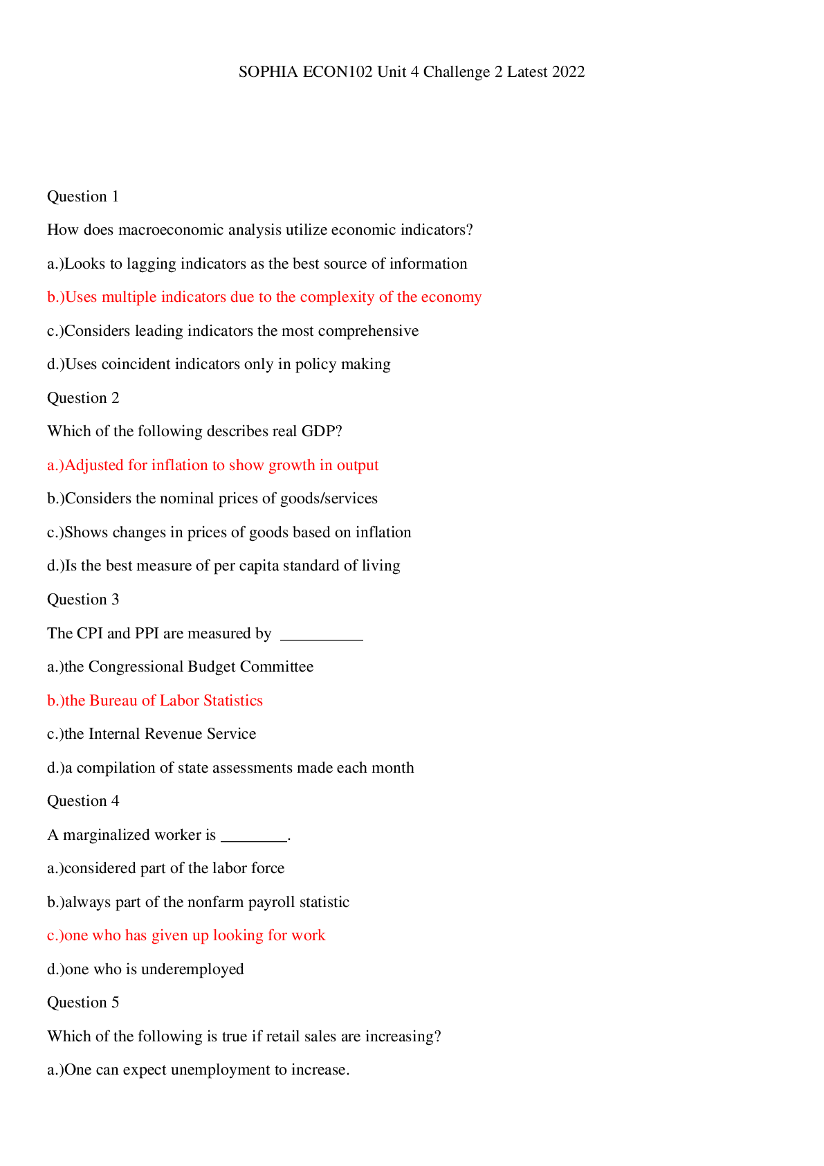 Preview image for SOPHIA ECON102 Unit 4 Challenge 2 Updated/SOPHIA ECON102 Unit 4 Challenge 2 Updated